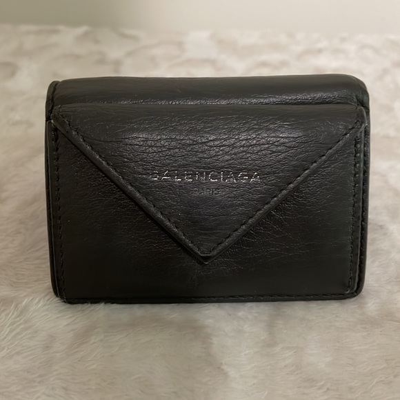Balenciaga paper mini tri-fold Wallet - Picture 1 of 8